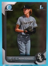 2022 Bowman Draft Chrome Noah Schultz 1st Bowman BDC-56 White Sox