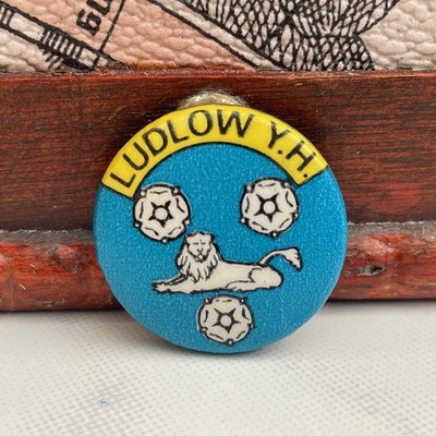 Vintage Abzeichen LUDLOW Jugendherberge YHA Shropshire Wappen Pin Button