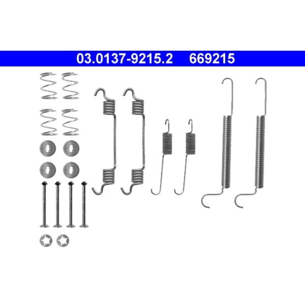 ZubehöRsatz Bremsbacken ATE 03.0137-9215.2 FüR Opel Astra F Caravan Vectra B CC-image