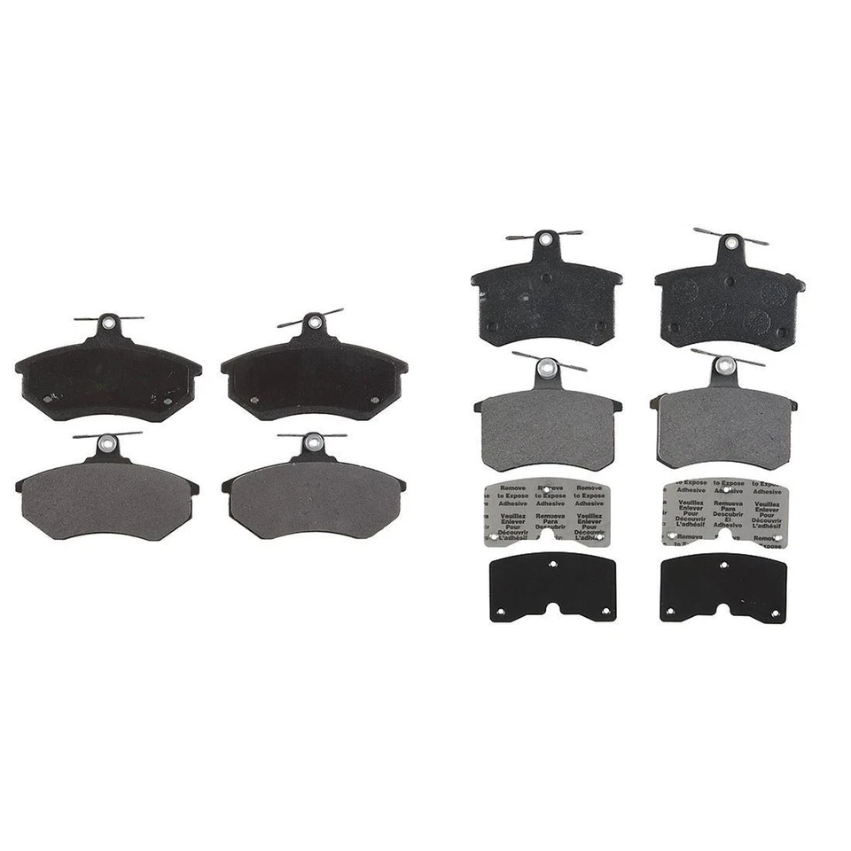 Pastillas de freno metálicas Element3 Elemento delantero y trasero Audi 4000 Quattro 1987 1985 1984 Foto 4 de 4