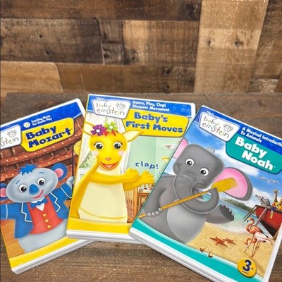 Disney Baby Einstein Bundle of 3 DVD's Baby Noah, Baby's 1st Move, Baby Mozart