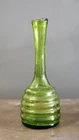 Vintage BLENKO Beehive Green Vase 1960s 9.5” Tall Joel Myers Glass