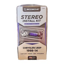 Scosche Car Stereo Dash Kit CJ2086A For Chrysler Dodge Jeep Black