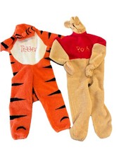 Vintage 2000s Disney Store Adult S Winnie The Pooh  Tigger Plush Sherpa Costume