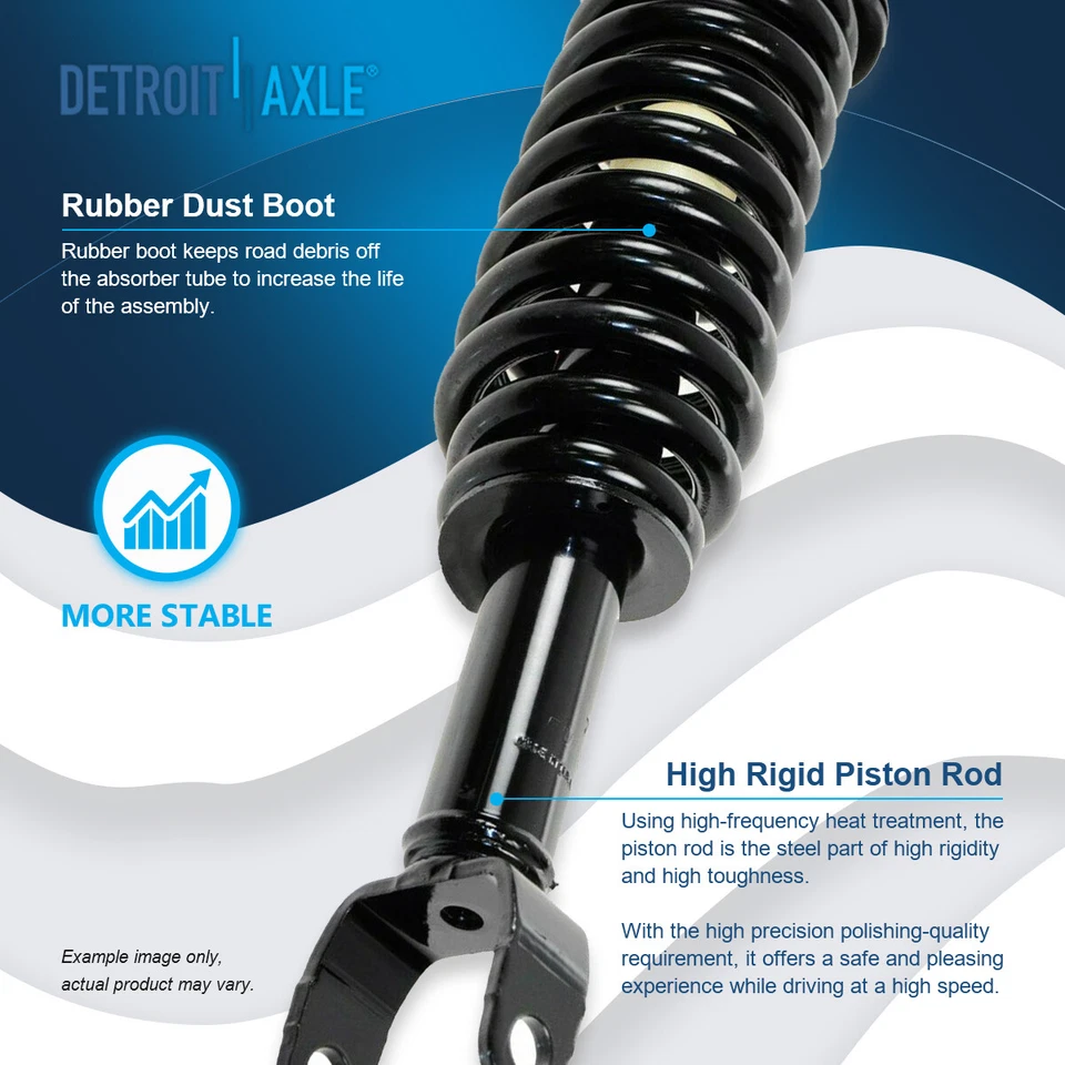 Amortiguadores traseros 4x4 puntales delanteros para Dodge Dakota Mitsubish Raider 2005 2006 2007-09 Foto 4 de 4