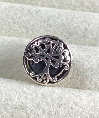 Pandora Stammbaum Silber Charm sehr guter Zustand s925 ALE Geschenk Wo Liebe wächst Muttertag
