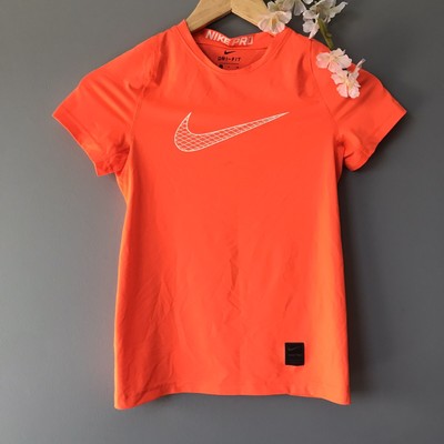 neon orange dri fit shirt