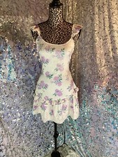 LoveShackFancy Divina Mini Dress Mauve Rose Sz 8 AUTHENTIC NWT