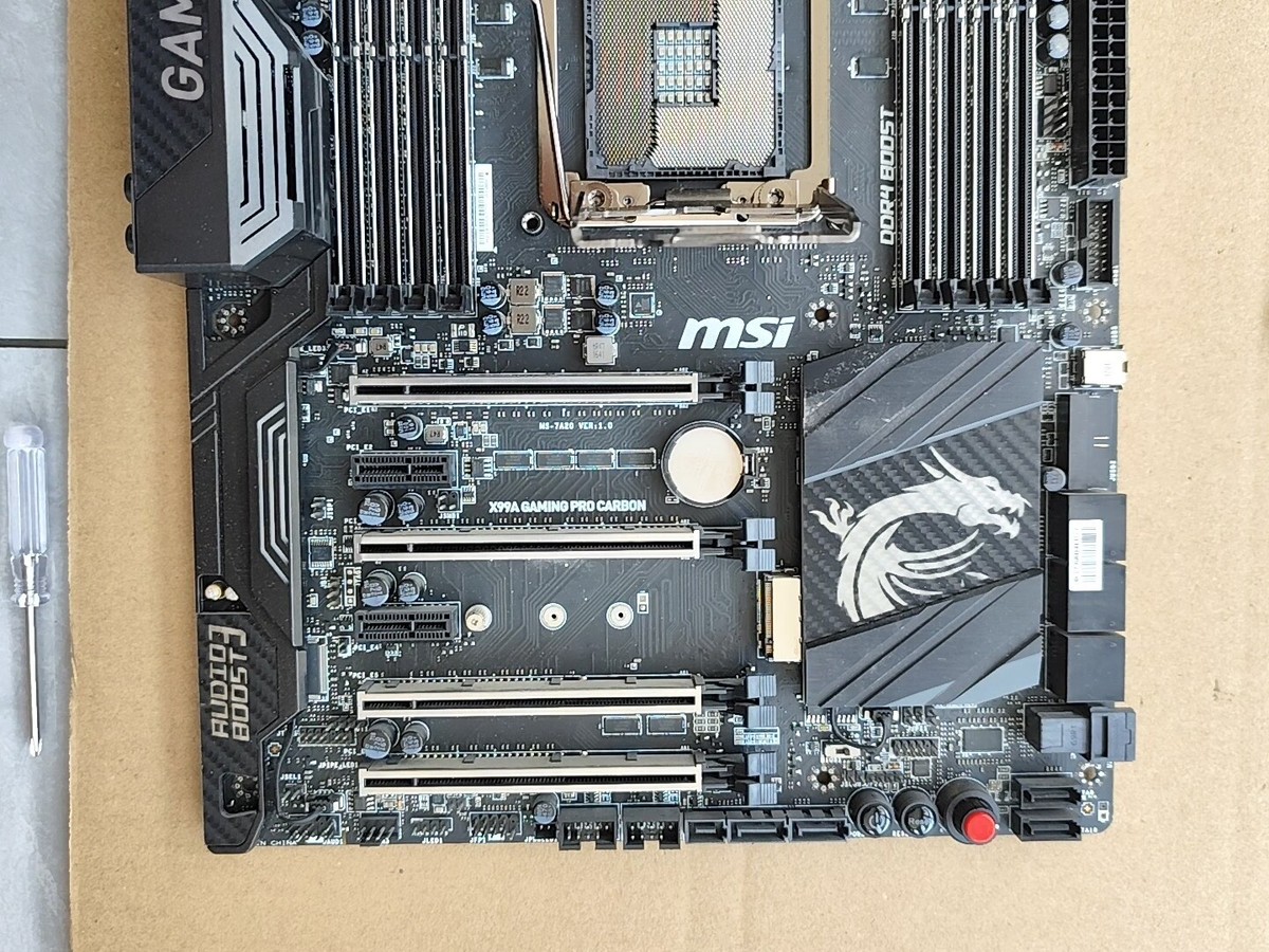 FOR MSI X99A GAMING PRO CARBON LGA2011-3 DDR4*8 128GB ATX
