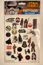Star Wars 28 Temporary Tattoos Lucasfilm Original Trilogy  New in wrappers