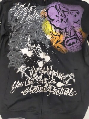 Ecko Unltd. Men's Graffiti Track Jacket RARE. Size Medium | eBay