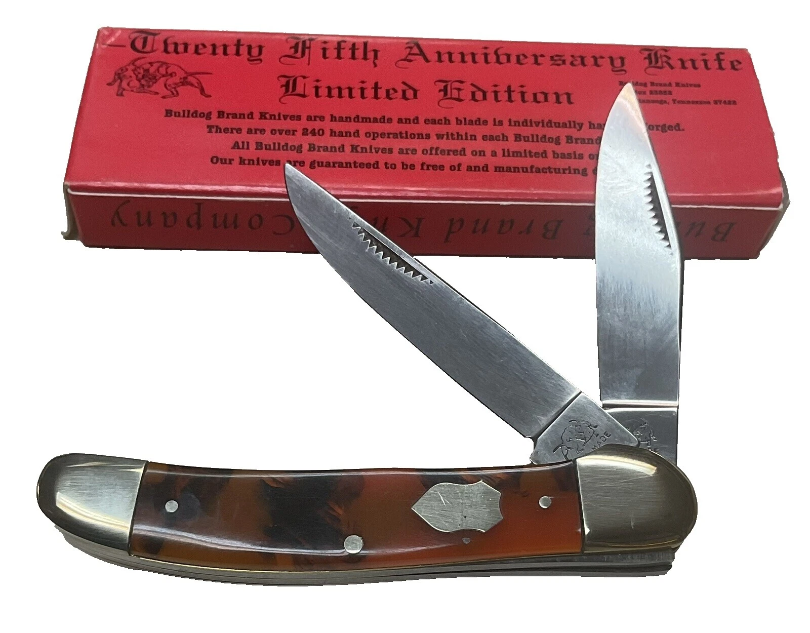 Hoja de acero al carbono Bulldog cuchillos plegables modernos de colección