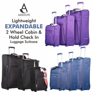 aerolite 2 wheel cabin luggage