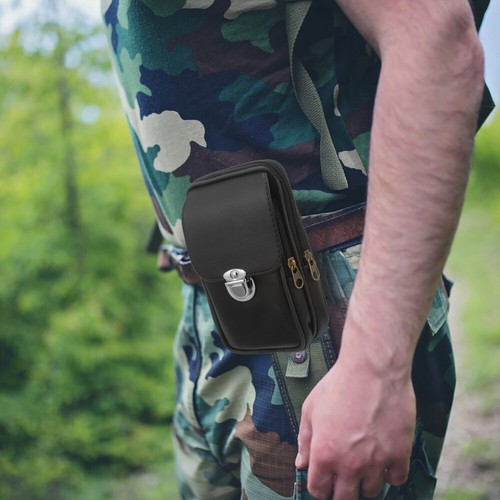 Middle Aged Man Waterproof Phone Fanny Pack Men Waist Belt Bag for - Picture 12 of 12