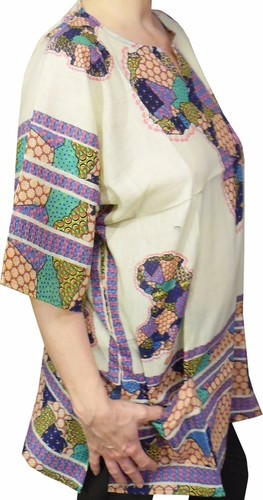Damen Dashiki Shirt Afrika Druck AmericanDashiki 100 % Baumwolle - Bild 28 von 44