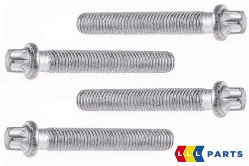 Set Of 4 OEM Crankshaft Pulley Bolts - M10x1.5mm, Replaces BMW 11238585220