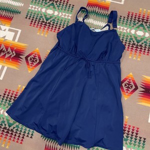 Swim 365 Woman Swimsuit One Piece Dress Plus Sz 18w Lined Navy Blue Ebay