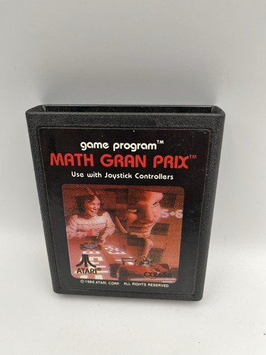 Math Gran Prix Atari 2600 | Cartridge Only | Tested & Working