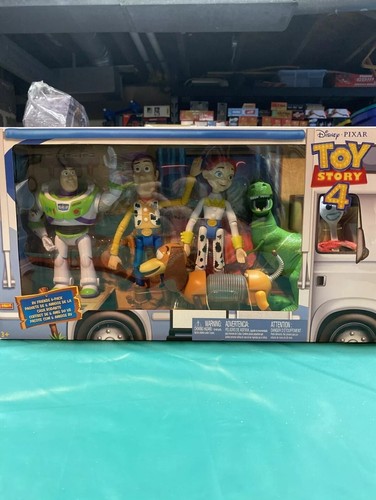 Toy Story 4 - RV FRIENDS 6 FIGURE PACK: Forky, Jessie, Buzz, Woody, Rex, Slinky - Picture 1 of 5