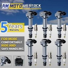 6X Ignition Coil & 6X Spark Plug Pack For Jeep Liberty Dodge 3.7 V6 UF270 OEM