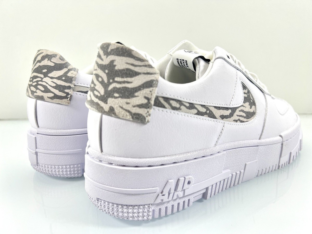 NIKE W AF1 PIXEL SE AIR FORCE 1 ZEBRA SUMMIT WHITE DH9632