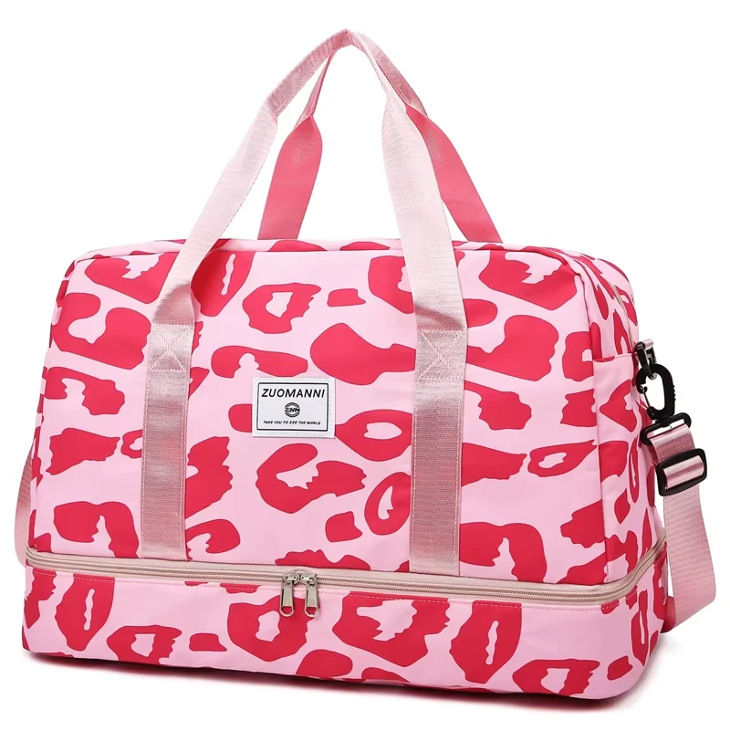 Handgepäck-Reisetasche Für Damen Mit Tiermuster Nylon Wochenendtasche ca. 40L - Bild 1 von 4