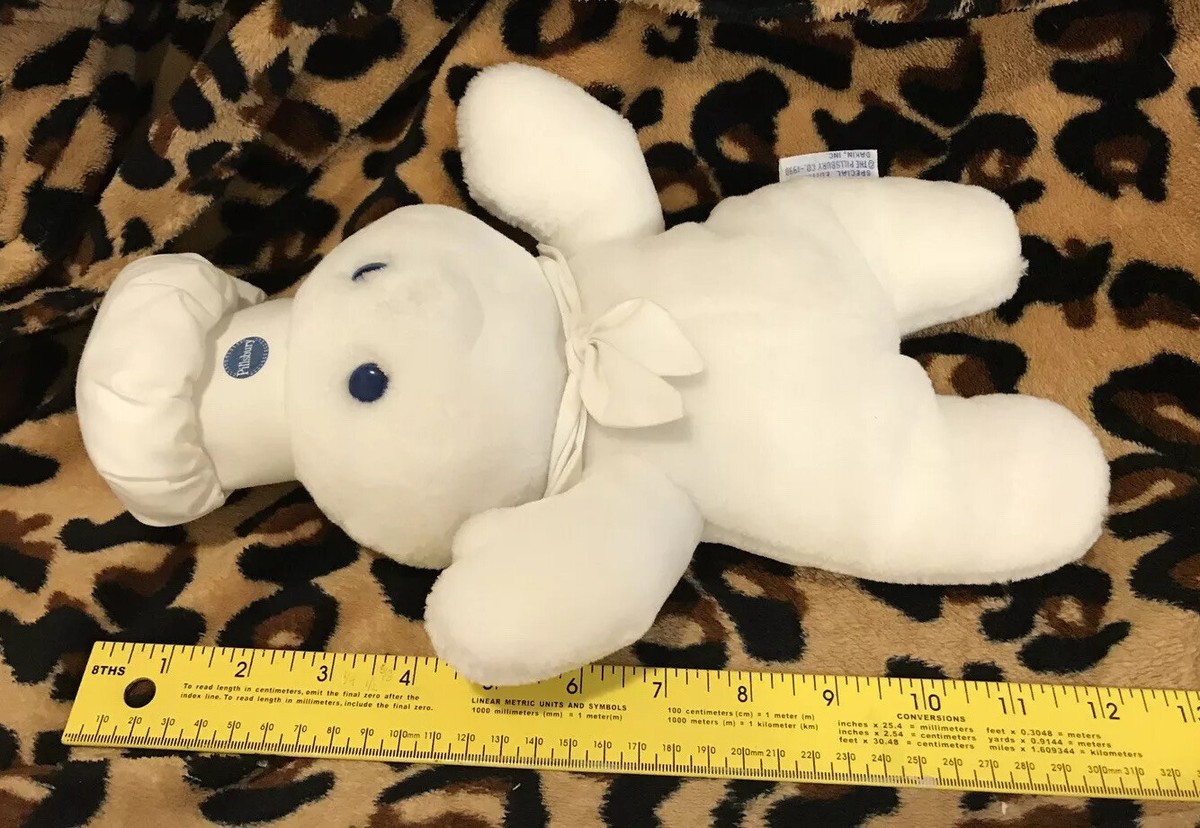 レア Pillsbury Doughboy ぬいぐるみ15→12 RARE Pillsbury Doughboy Plush Poppin' Fresh Doll 25th