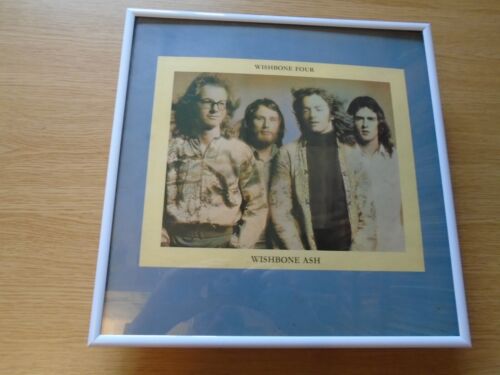 WISHBONE ASH framed LP cover Wishbone Four white frame - Picture 1 of 1