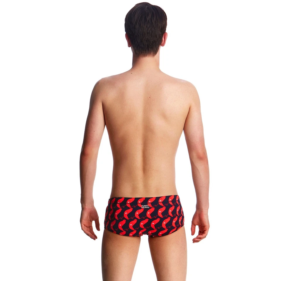 Funky Trunks Badehose Kinder Jungen The Great Sausage Run Badeshort Schwimmhose - Bild 3 von 4
