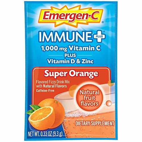 EmergenC Immune Plus Super Orange Vitamin C +D & Zinc 30 packet Emergency eBay