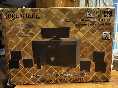 Premiere Reference 7.1 Home Theater System 2500 Watts 4k HDTV RP-8000F
