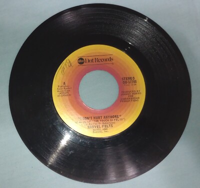 Narvel Felts: When We Were Together / I Don't Hurt Anymore - 7'' 45 RPM Record