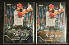 2022 Topps Chrome Logofractor Bradon Marsh RC Club Plaque base + Orange 16/25