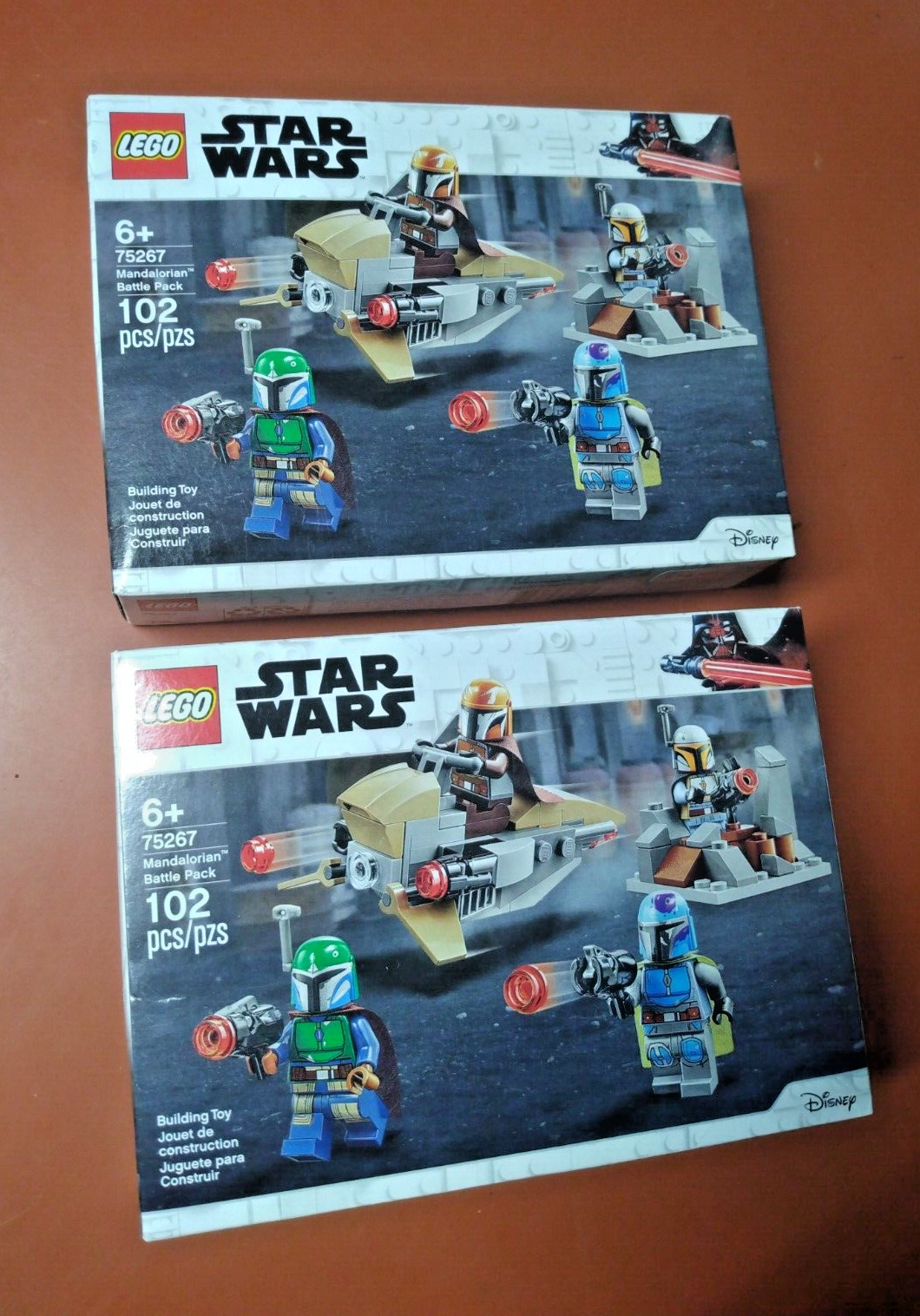 Lot Of Two NEW Lego Star Wars Mandalorian Battle Packs 75267