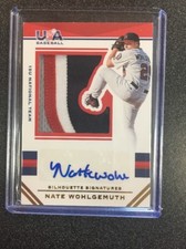 2017 Panini Stars & Stripes USA Nate Wohlgemuth Rare Auto 4 Color Patch /25 B6