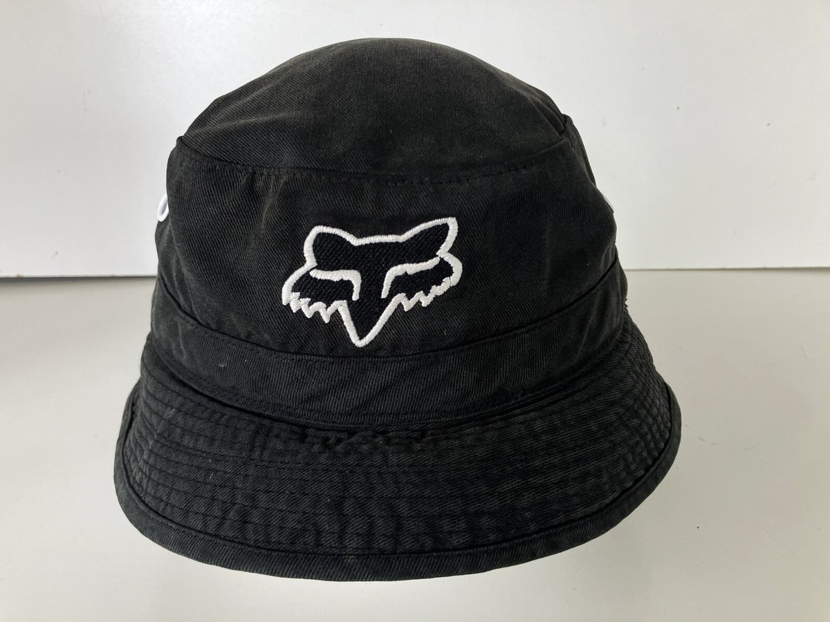 FOX RACING Black MOTOCROSS MX BUCKET HAT Dirt Bike Team