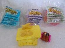 Lot Of 4 1993 McDonalds Happy Meal Flintstones