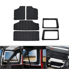 Black Hardtop Tailgate Headliner Sound Insulation 4 Door For Jeep Wrangler Jk