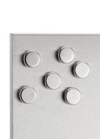 Blomus Muro Stainless Steel Magnets Set Of 6 Office Work Fridge Memo Note Holder Blomus Muro Stainless Steel Magnets Set Of 6 Office Work Fridge Memo Note Holder