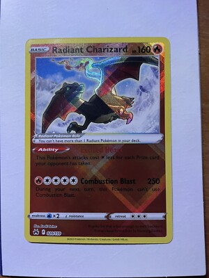 radiant charizard pokemon card value Radiant Charizard Ultra Rare Holo Pokemon TCG Crown Zenith 020/159 NM
