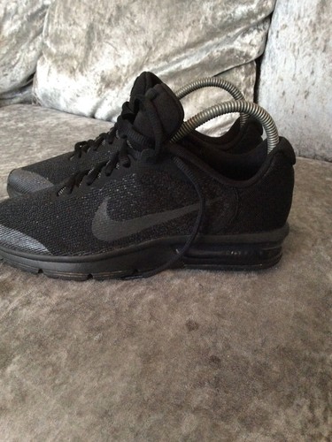 Nike AIR MAX SEQUENT 2 G S 869993-009 Triplo Black Uomo Ragazzi Scarpe da  ginnastica Uk5 Eur38 | eBay