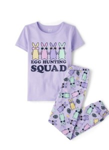 The Children's Place Girls Lilac Short Sleeve  Pajama Set Size 6X/7 NWT