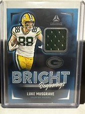 2024 Luminance LUKE MUSGRAVE Bright Beginnings RC Rookie Patch