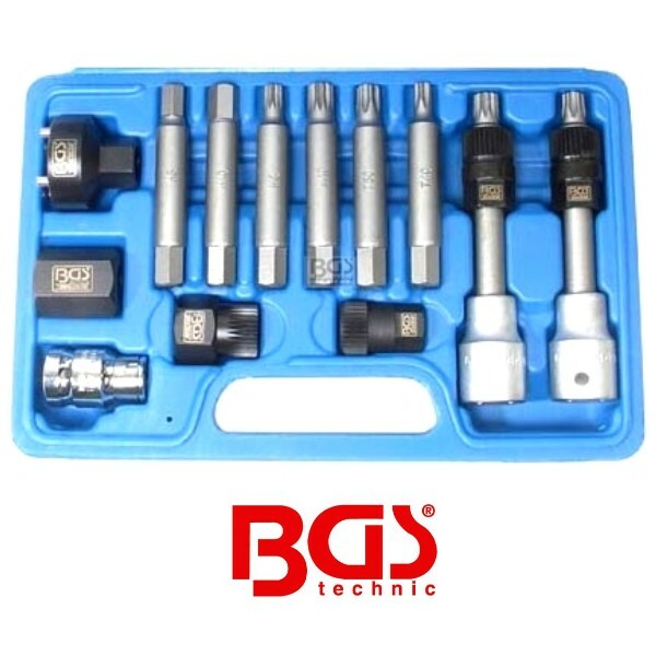 Démontage poulie alternateur multimarque 1/2 coffret douille extracteur