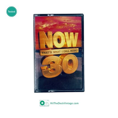 NOW 30 Now That's What I Call Music 30 Cassette Tapes (1995) UK Double TESTED