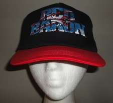 Vintage Red Baron Fighter Plane K Products Black Snapback Hat