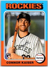 #700 Connor Kaiser, Colorado Rockies RC 2024 Topps Heritage High Numbers