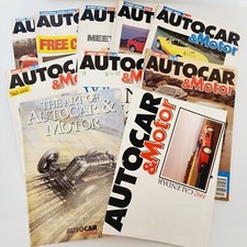 Autocar & Motor 1990 1991 Bulk Magazine Bundle Lot Motoring Vintage Porsche Bmw