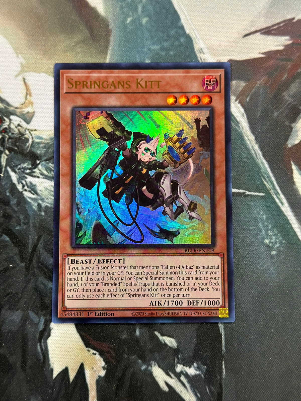 Springans Kiit Yugioh Springans Kitt Ultra Rare BLTR | eBay