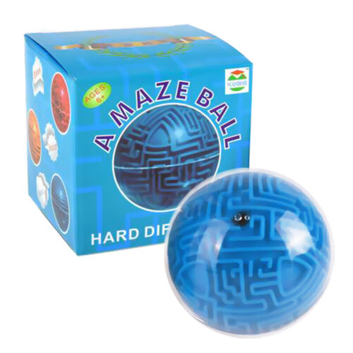 Balle puzzle 3D pour enfants, jeux de puzzle balle labyrinthe cadeau de Noël pour garçons filles adultes - Photo 1 sur 18